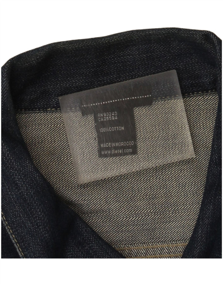 Diesel Herre denimjakke UK 44 2XL Navy Blue Cotton