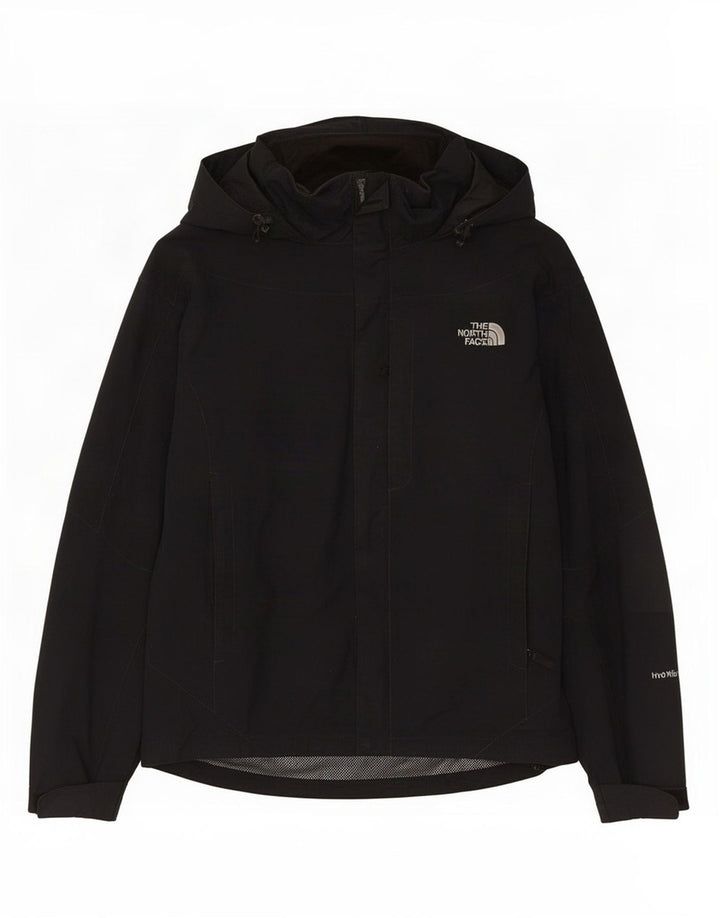 The North Face Regnjakke med hætte til mænd UK 38 Medium Sort Nylon