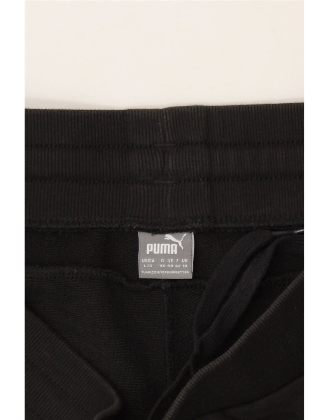 PUMA Womens Tracksuit Trousers Joggers UK 14 Large  Black Vintage Puma and Second-Hand Puma from Messina Hembry 