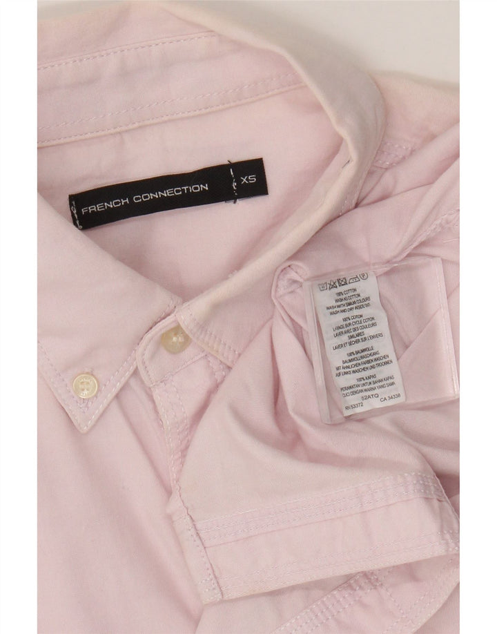 French Connection Kortærmet Herreskjorte XS Pink Bomuld