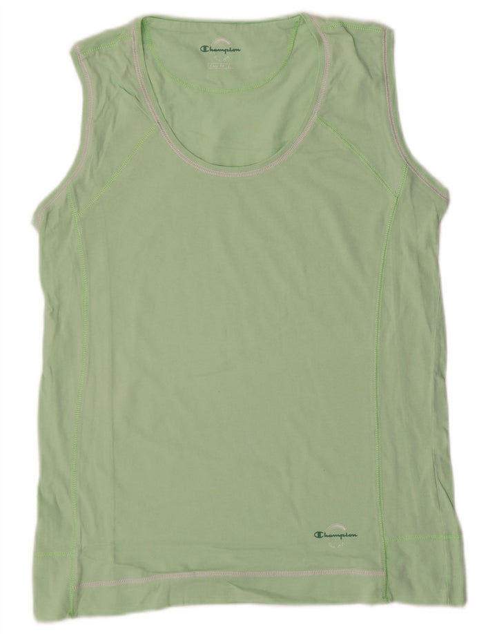 CHAMPION Dame Easy Fit Vest Top UK 14 Large Grøn