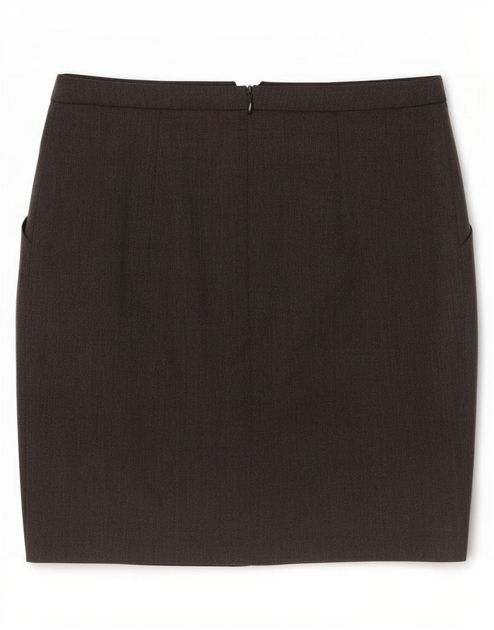 Zara Mini-nederdel til kvinder Small W26 Grå polyester