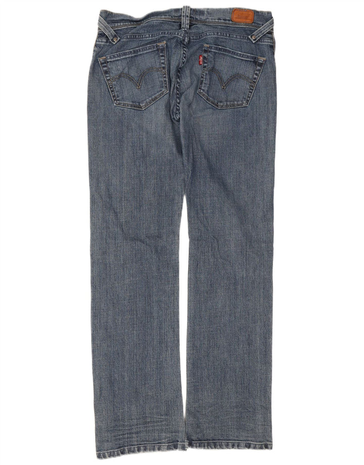 Levi's Dame 504 Straight Jeans W29 L32 Blå Bomuld