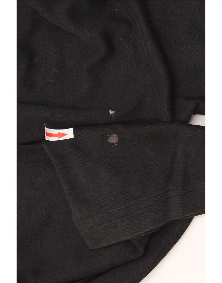 HUGO BOSS Herre Top Langærmet XL Sort Bomuld