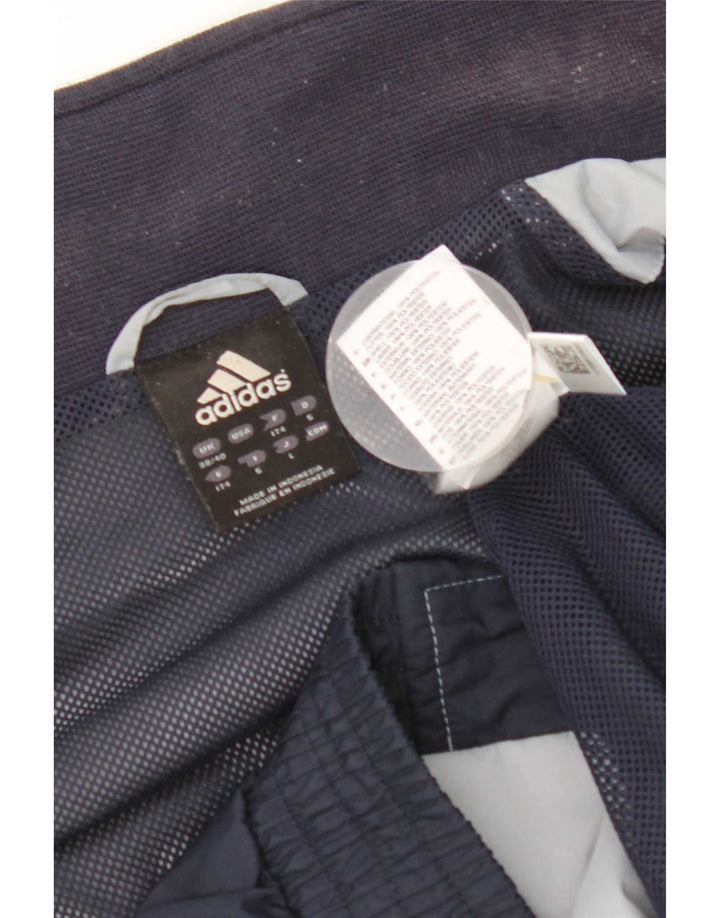Adidas Træningsdragt til mænd Topjakke UK 38/40 Medium Navy Blue Colourblock