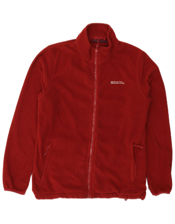 Mountain Warehouse Dame Fleecejakke UK 14 Large Burgundy Polyester