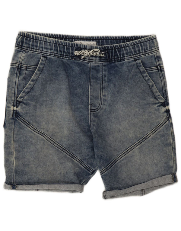 Zara Herre Denim Shorts Large W32 Blå Bomuld