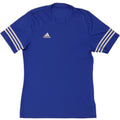 ADIDAS Mens T-Shirt Top Medium Blue Polyester Vintage Adidas and Second-Hand Adidas from Messina Hembry 