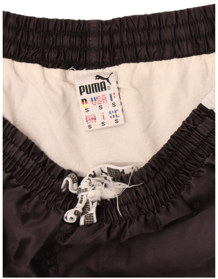 Puma Herre grafiske sportsshorts Small Black Colourblock Nylon