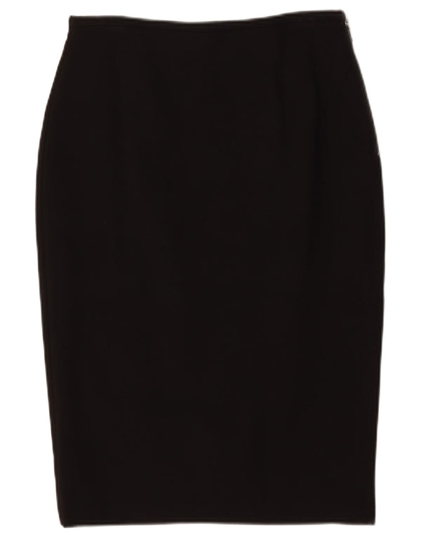 Marks & Spencer Pencil Nederdel til kvinder UK 12 Medium W30 Sort viskose