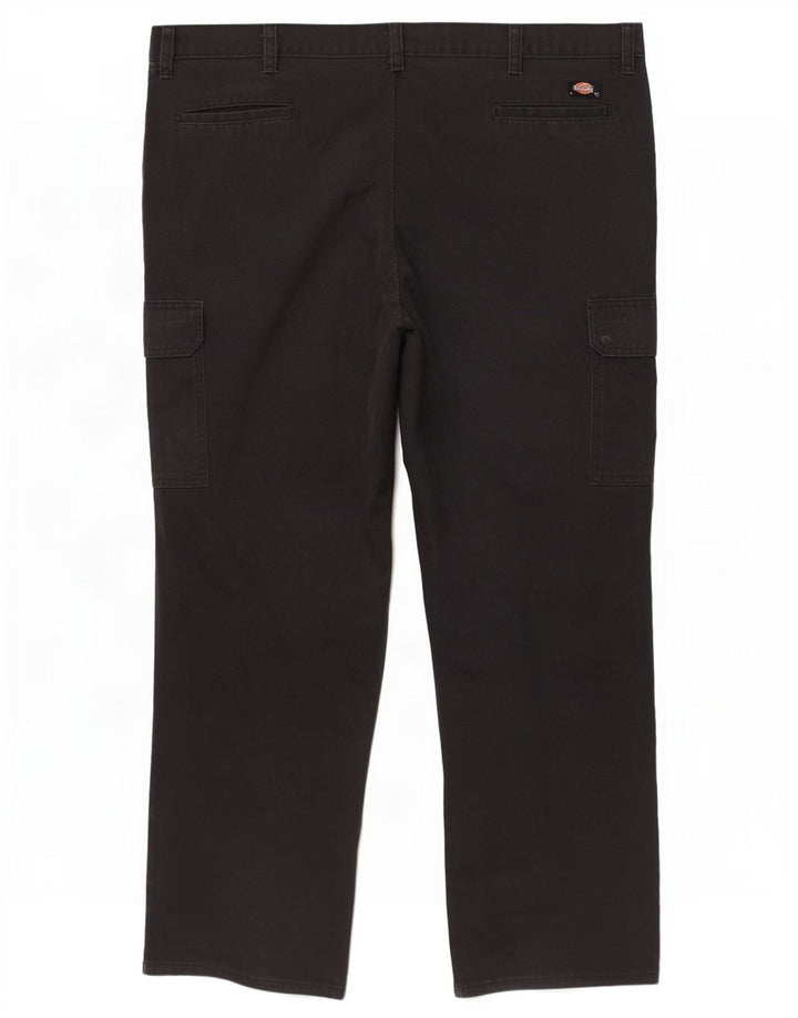Dickies Herre Straight Cargo Bukser W42 L32 Sort Polyester