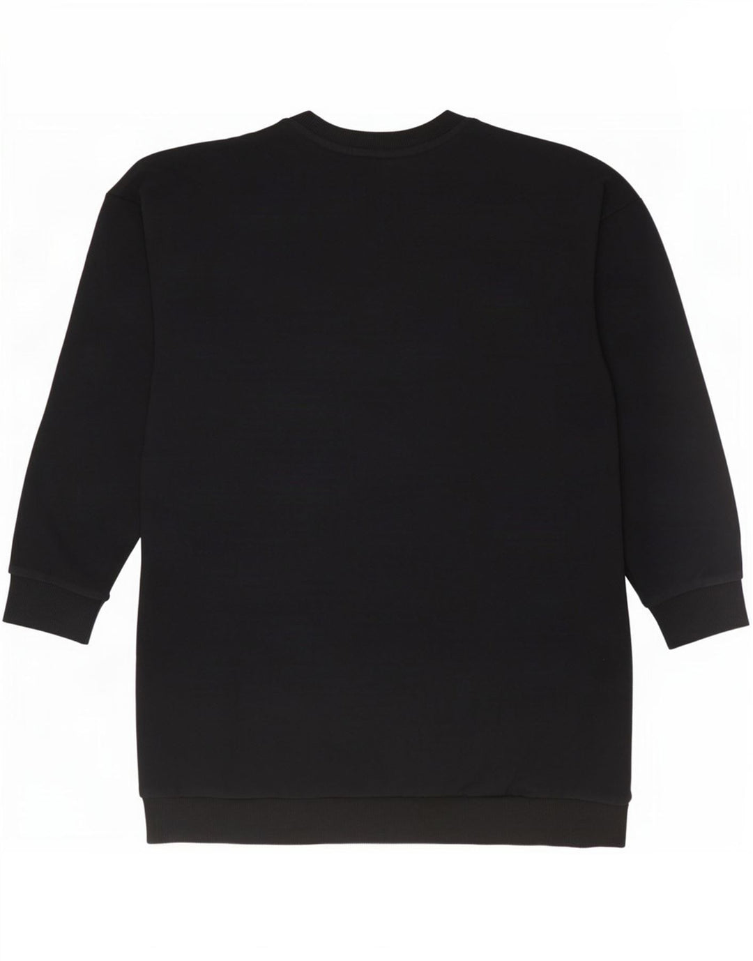 Adidas Dame Oversized Sweatshirt Jumper Dress UK 12/14 Medium Black