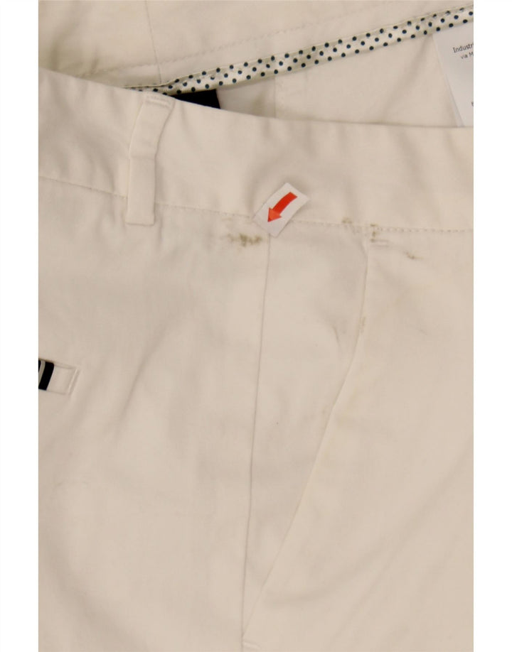 MARINA YACHTING Womens Chino Shorts IT 42 Medium W30 White Cotton Vintage Marina Yachting and Second-Hand Marina Yachting from Messina Hembry 