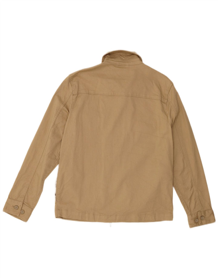 ZARA Bomberjakke til mænd UK 38 Medium Beige Bomuld