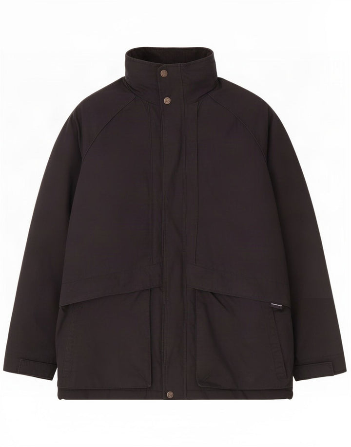 Marks & Spencer Herre Blue Harbor Hooded Utility Jacket UK 40 Large Black