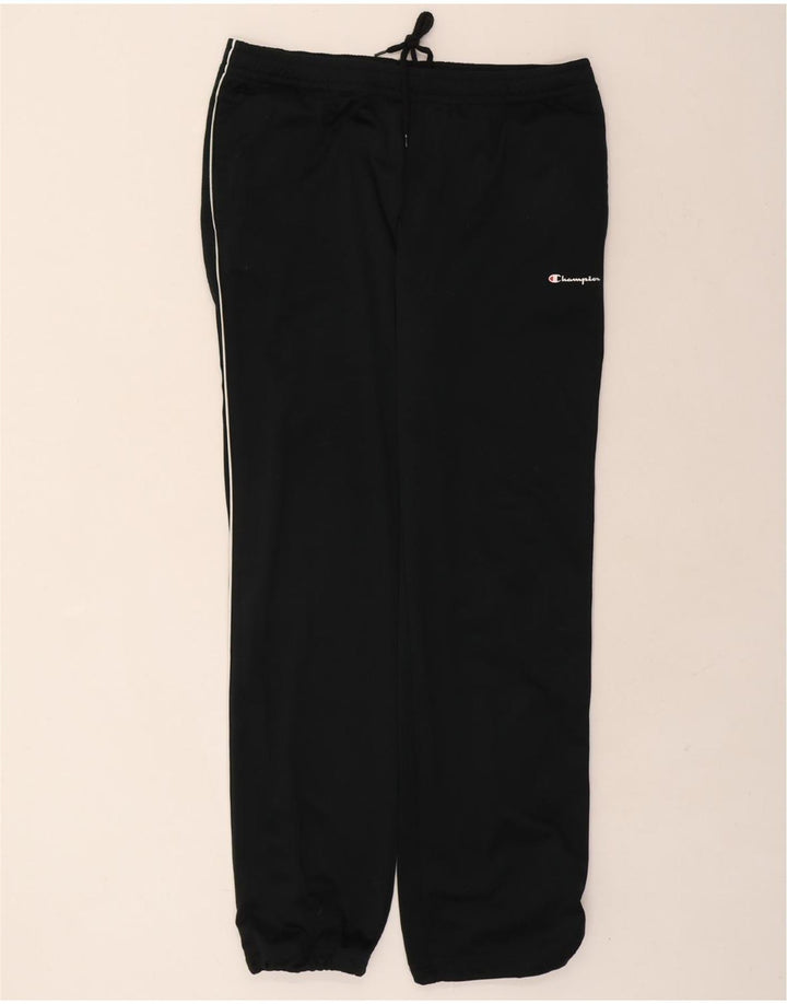 CHAMPION Mens Tracksuit Trousers Joggers Large Black Vintage Champion and Second-Hand Champion from Messina Hembry 