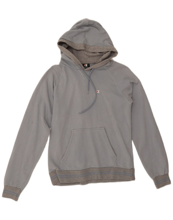 Champion Herre hættetrøje Jumper Small Blue Colourblock Bomuld