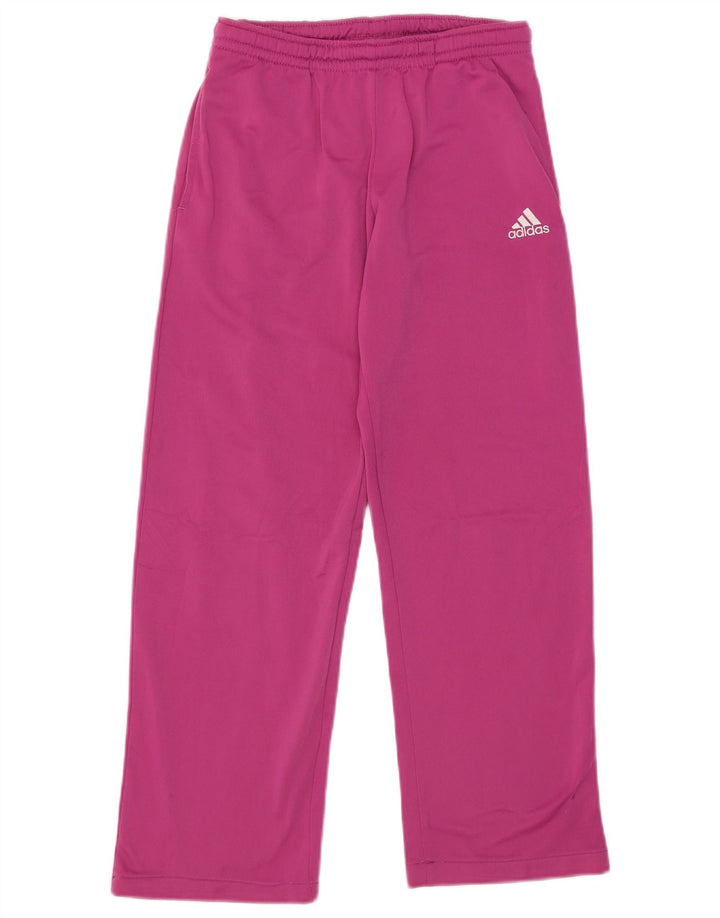 Adidas Træningsdragtsbukser til kvinder UK 12 Medium Pink Polyester