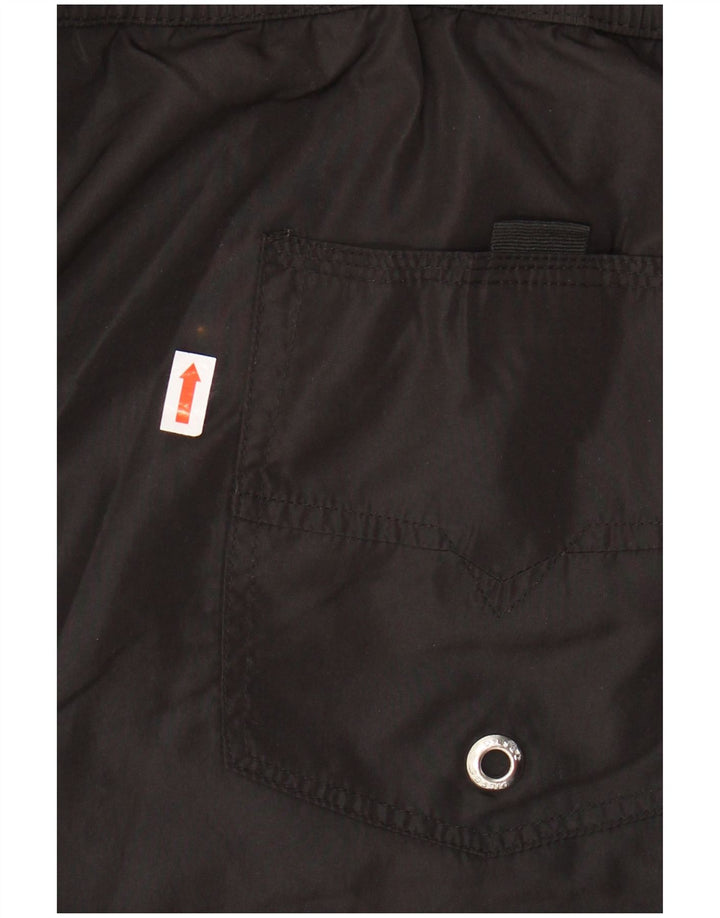 DIESEL Grafiske badeshorts til mænd EU 50 Large Black Polyester