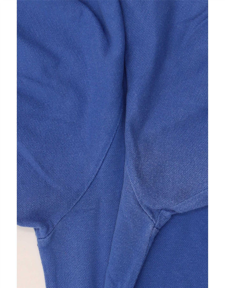 Kappa herre poloshirt mellemblå stribet