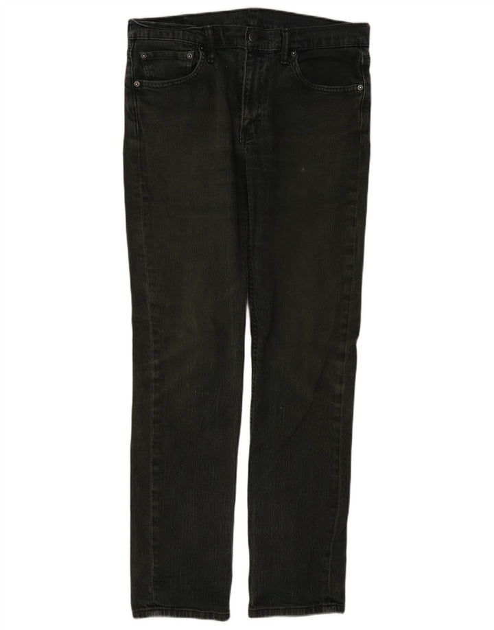 Levi's Slim Jeans til mænd W33 L32 Grøn bomuld
