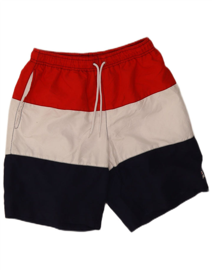 Fila Badeshorts til mænd Stor flerfarvet Colourblock Polyester