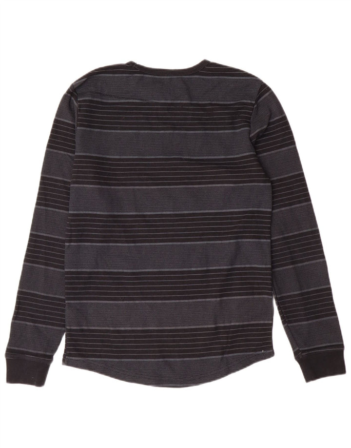 Volcom Boys Top Langærmet 11-12 År Stor Gråstribet Polyester