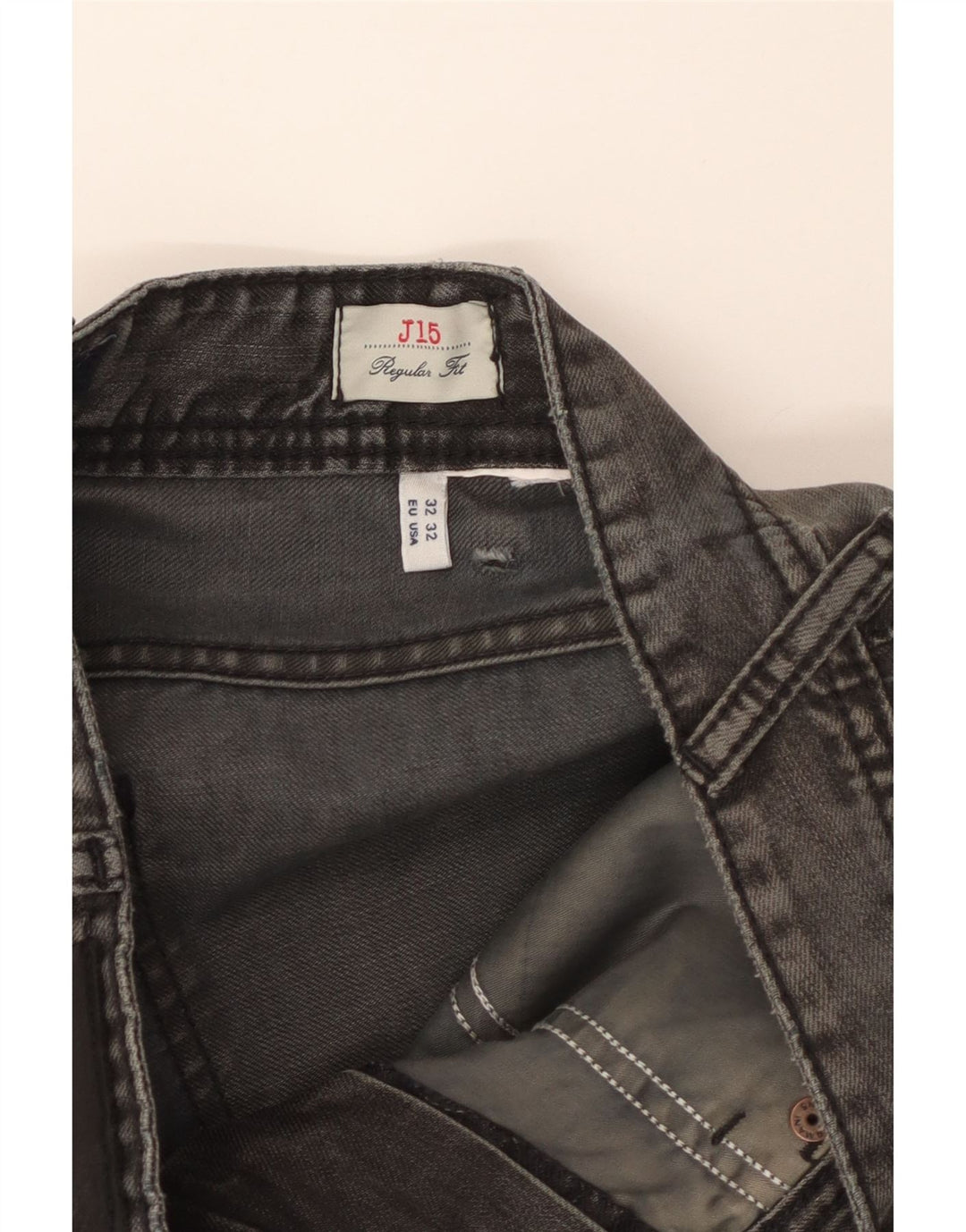 Armani Herre J15 Regular Fit Straight Jeans W32 L27 Grå