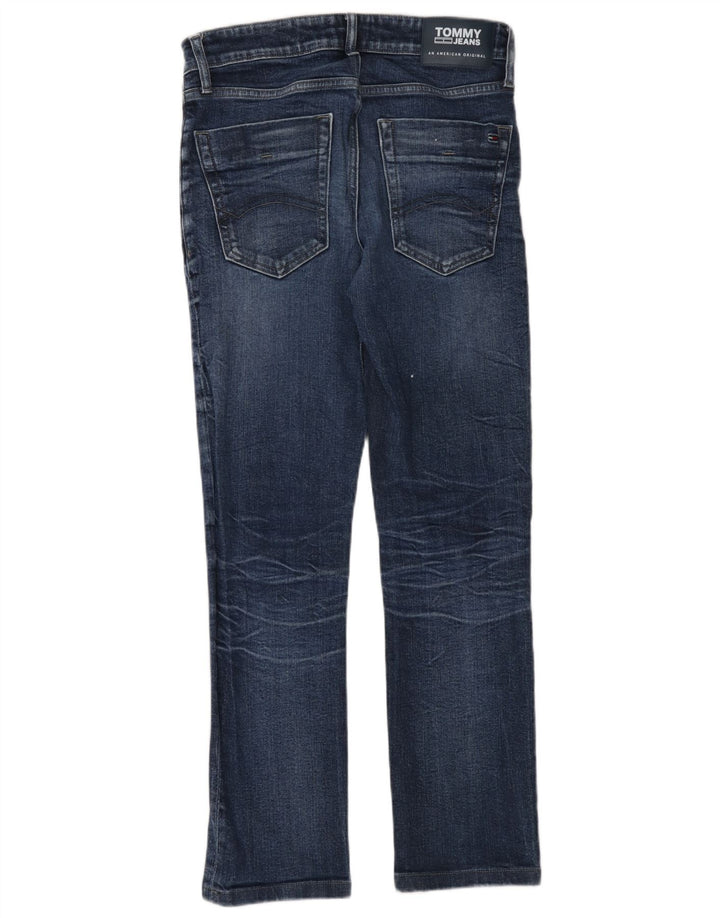 Tommy Hilfiger Herre Slim Jeans W30 L32 Blå Bomuld