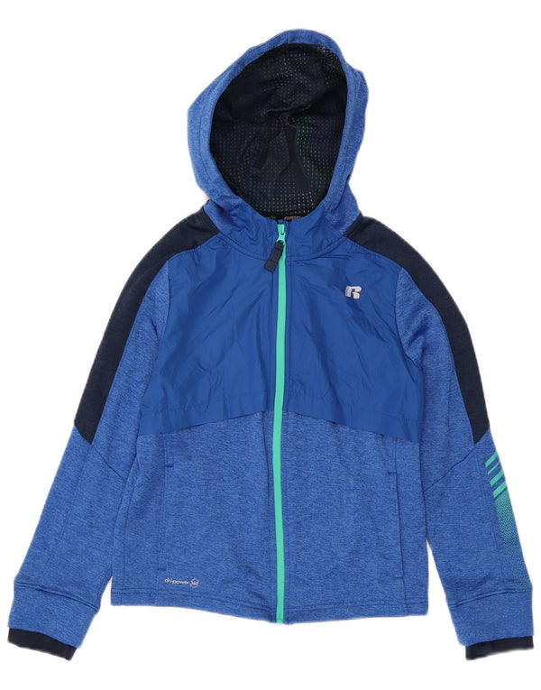 Russell Athletic Boys Hættetrøje med lynlås 10-11 år Stor Blå