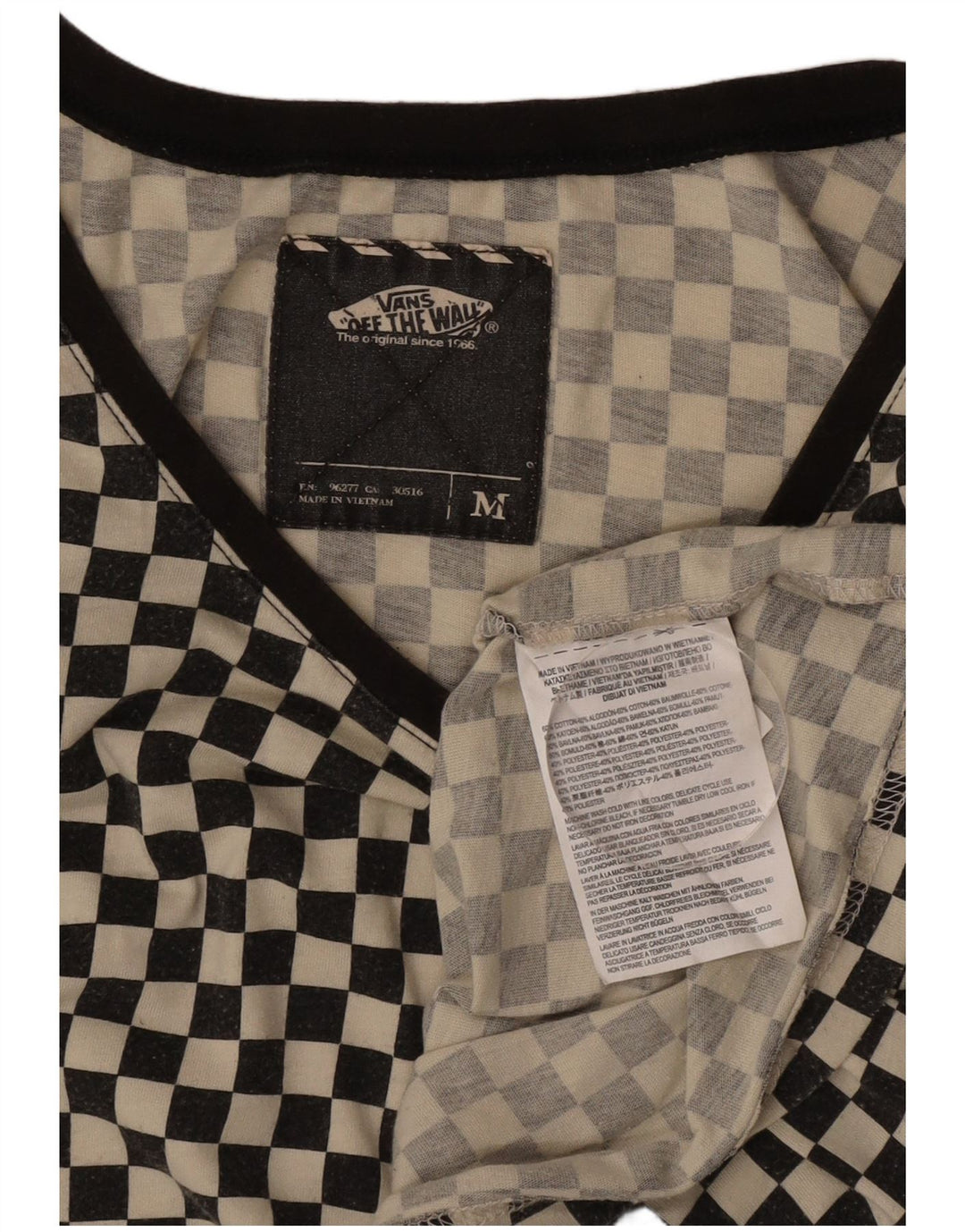 Vans Herrevest Top Medium Sort Geometrisk Bomuld