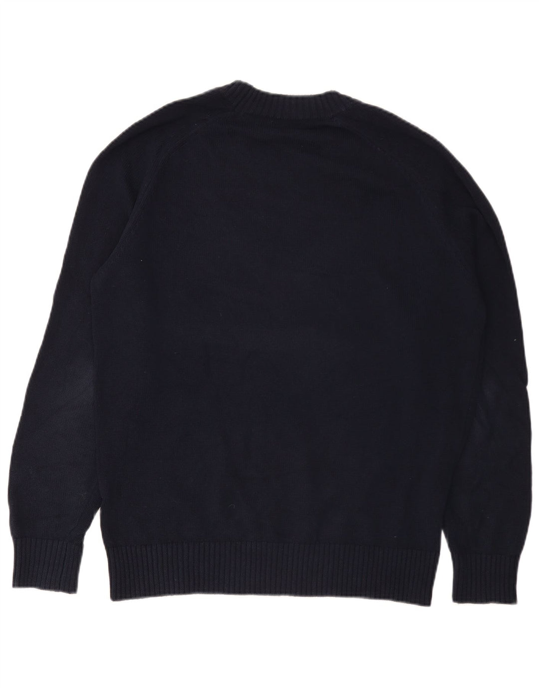 Massimo Dutti Herre Crew Neck Jumper Sweater Medium Navy Blue