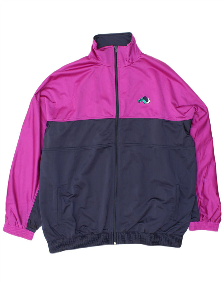 BRUGI Træningsdragt til mænd Topjakke XL Marineblå Colourblock Polyester