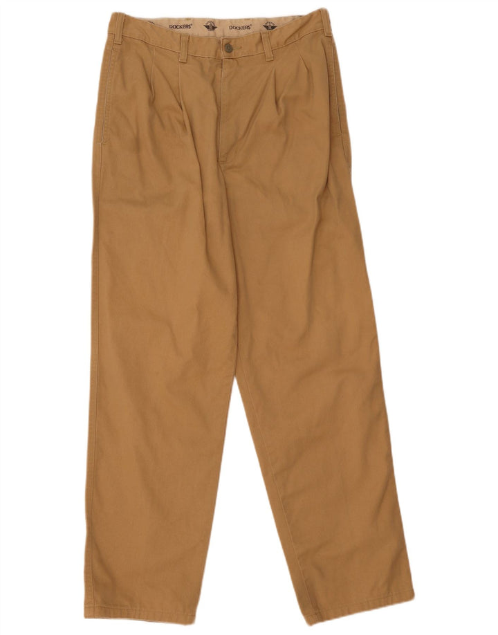 Dockers Herre Pegged Chino Bukser W32 L31 Brun