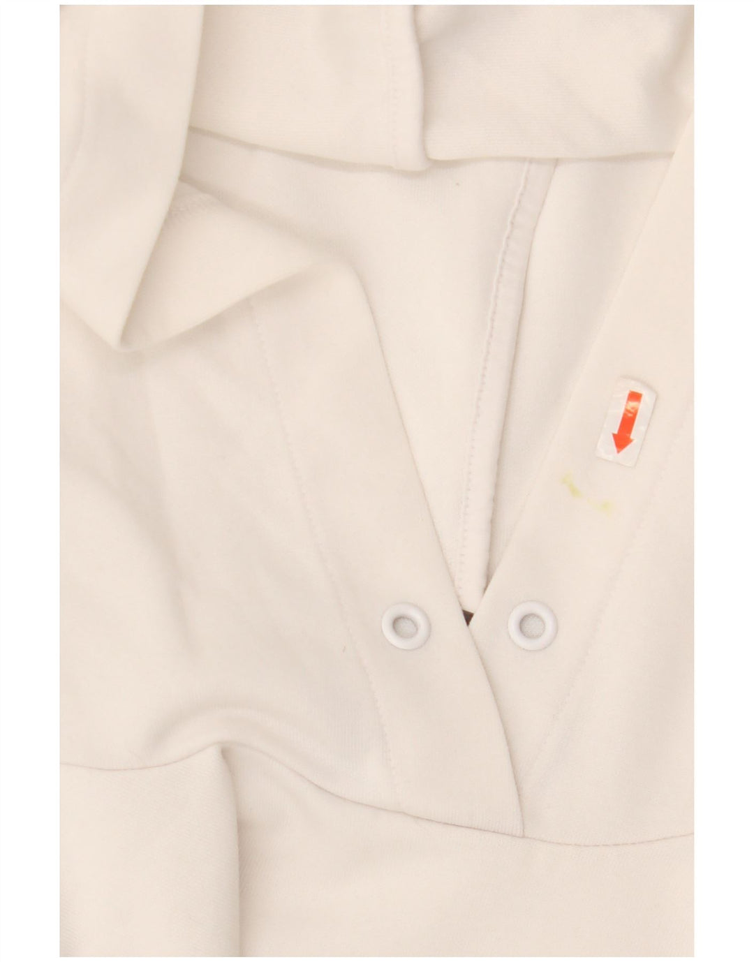 Adidas Graphic Hoodie Jumper UK 8/10 Small White Polyester