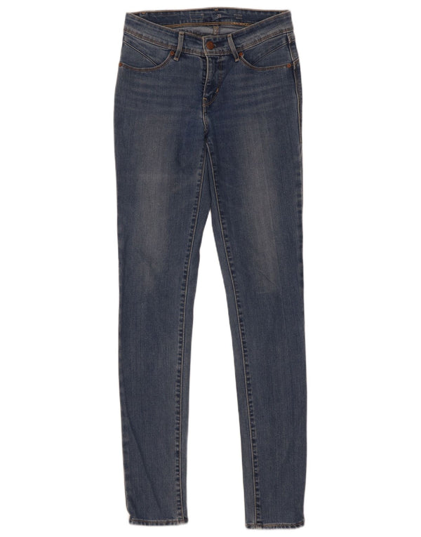 Levi's Dame Skinny Jeans W25 L34 Blå Bomuld