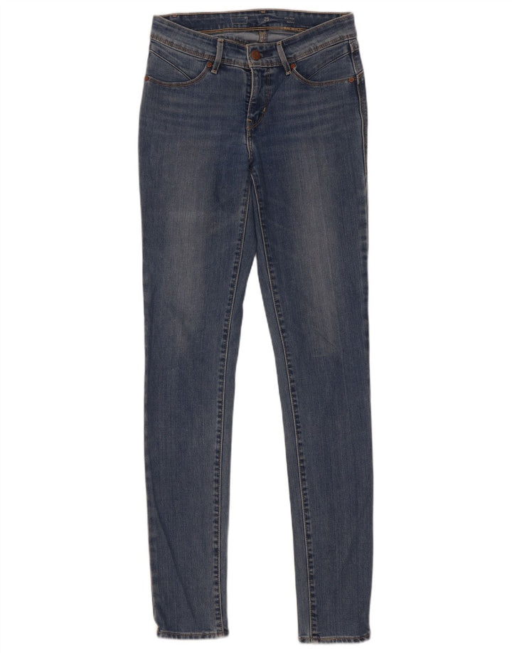 Levi's Dame Skinny Jeans W25 L34 Blå Bomuld