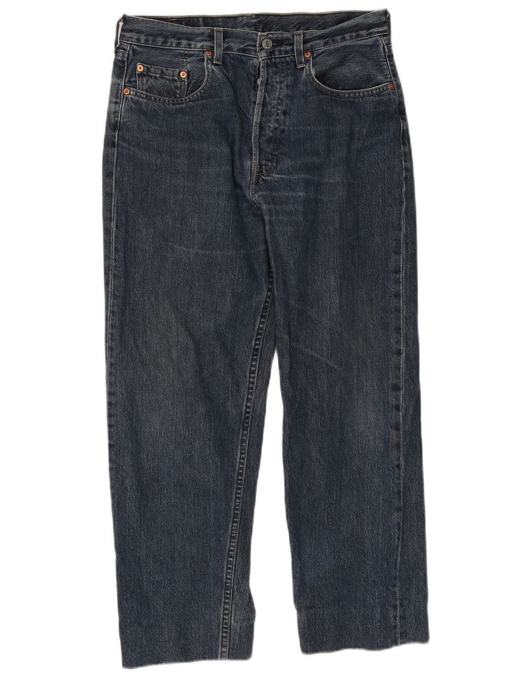 Levi's Straight Jeans til mænd W32 L26 blå bomuld