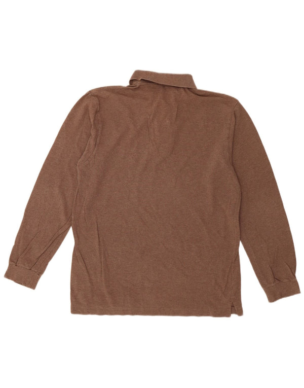 Sergio Tacchini Langærmet herre poloshirt EU 46 Small Beige