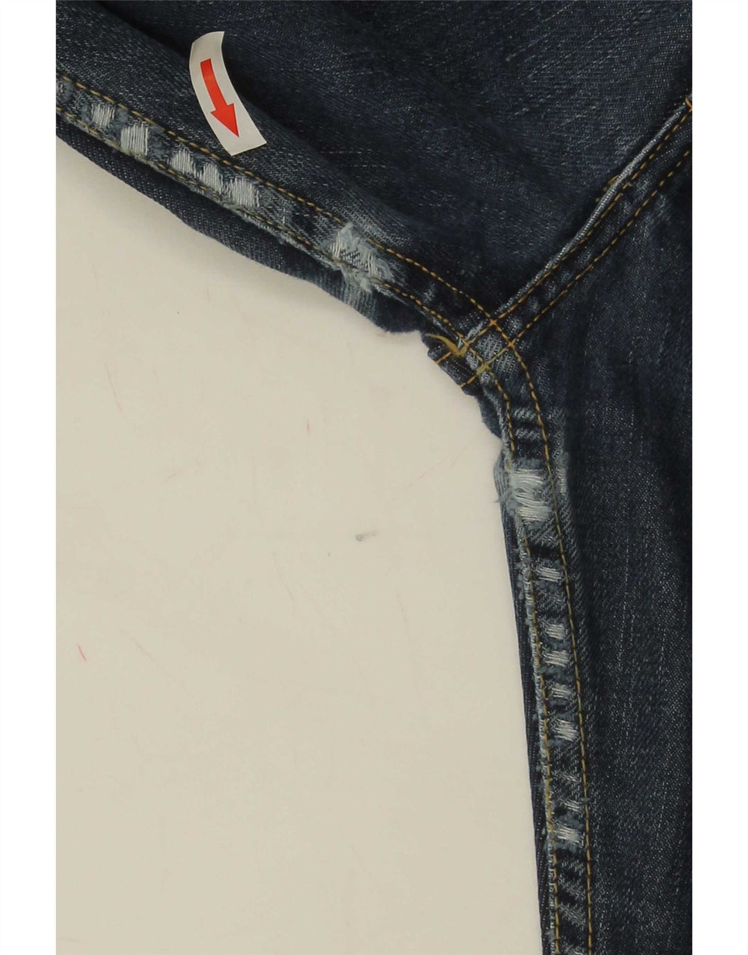 Lee Straight Jeans til mænd W30 L29 Marineblå bomuld