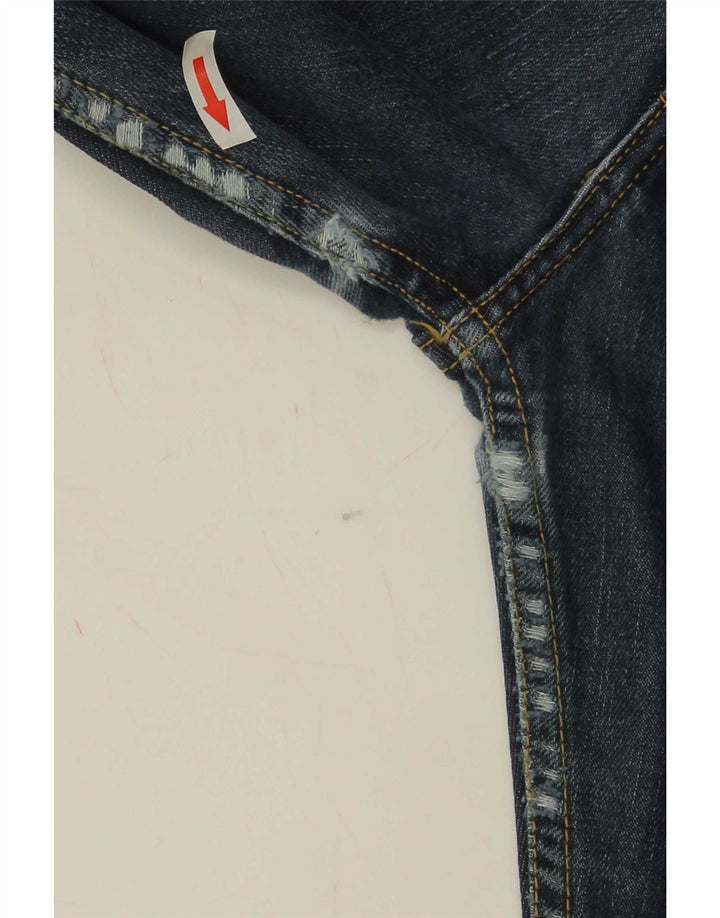 Lee Straight Jeans til mænd W30 L29 Marineblå bomuld