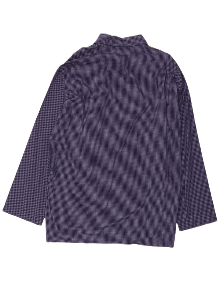 Fila Herreskjorte Stor marineblå Gingham Bomuld