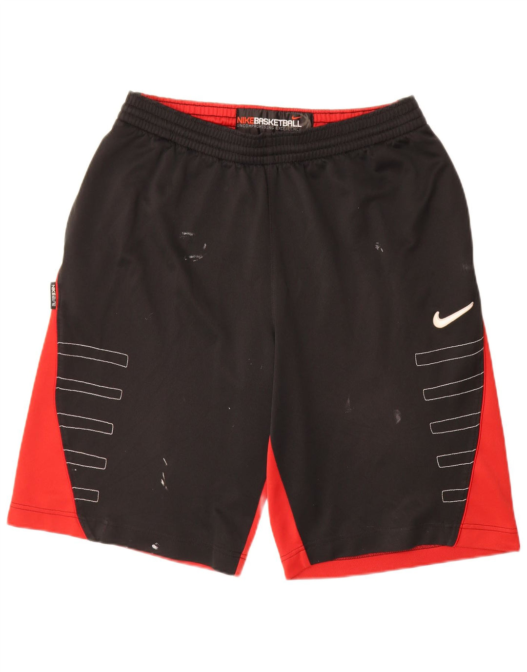 Nike grafiske sportsshorts til mænd, store sorte Colourblock Polyester
