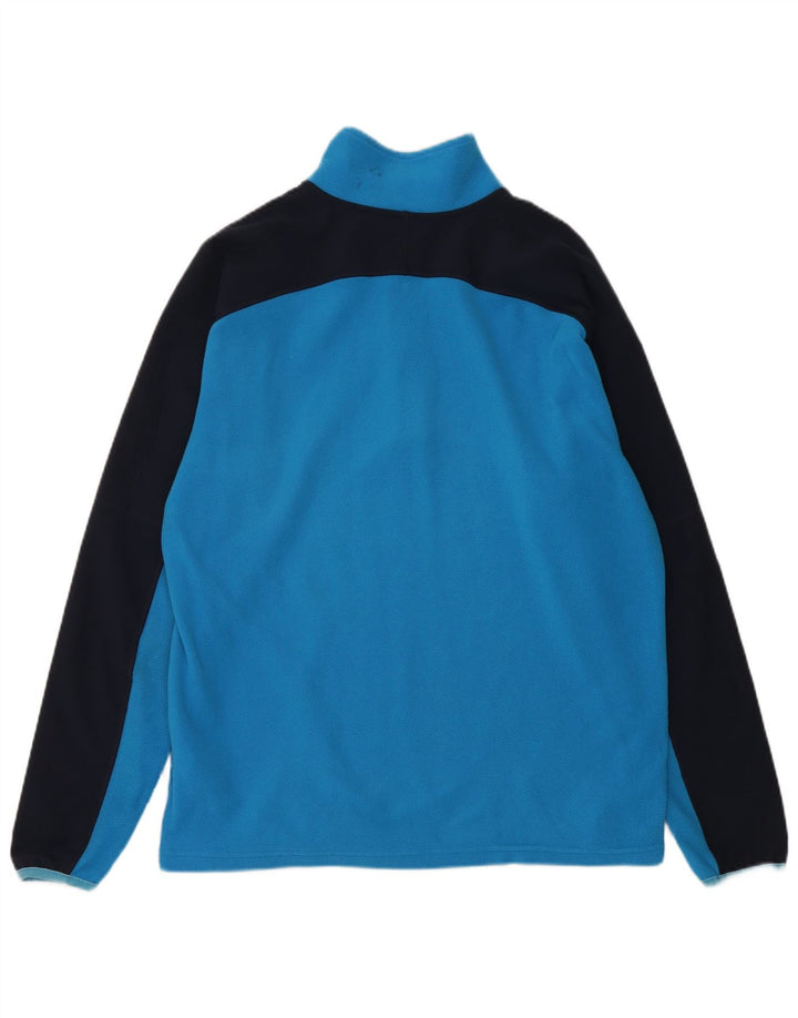 THE NORTH FACE Fleecetrøje med lynlås til mænd Medium Blue Colourblock