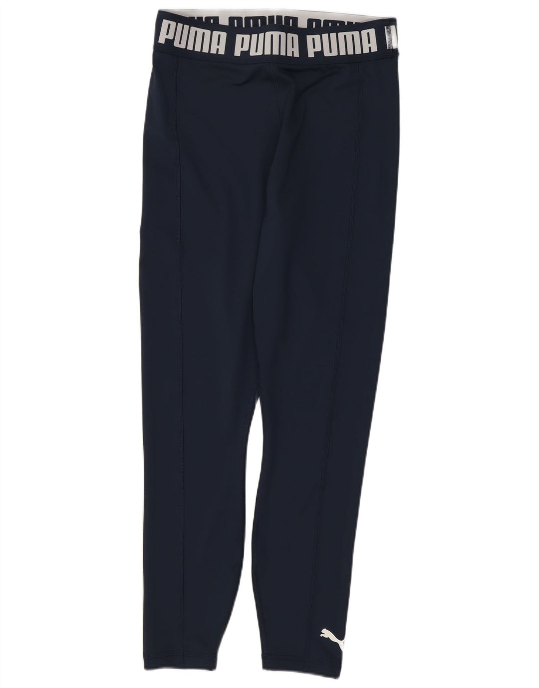 Puma Grafiske Leggings til kvinder UK 10 Small Navy Blue
