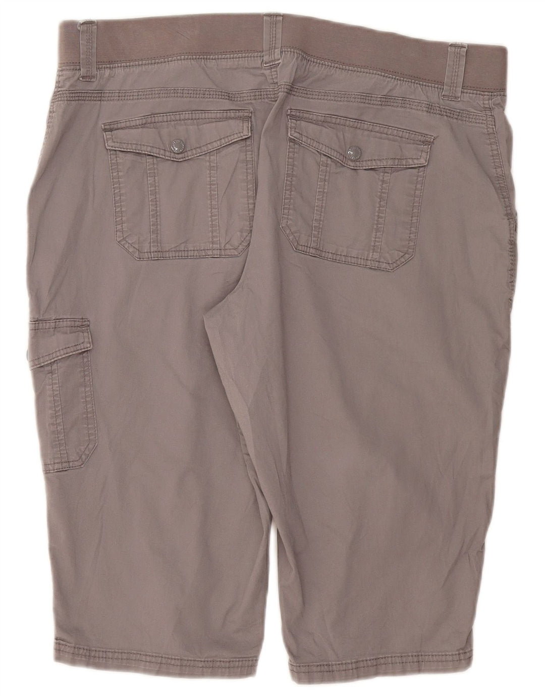 Lee Womens Easy Fit Cargo Shorts US 18 2XL W40 Grå Bomuld