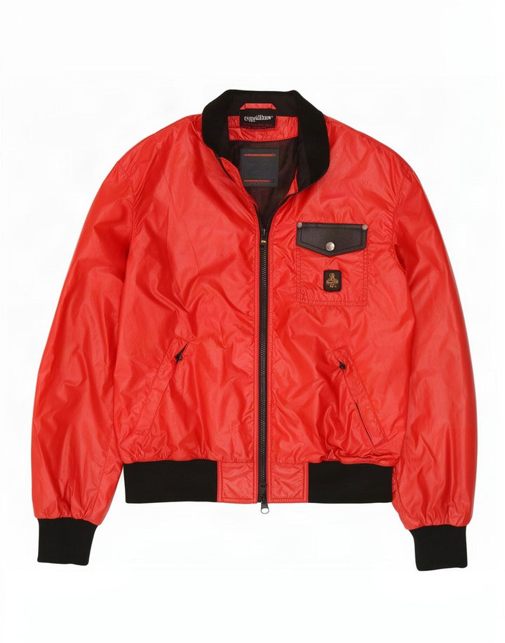 Refrigiwear Herre Sixty spa Bomber Jacket UK 40 Large Red Colourblock