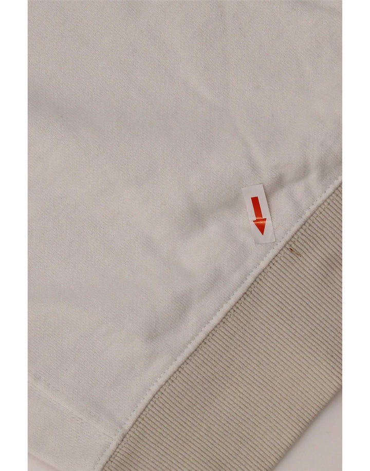 Nike Herre grafisk sweatshirt Jumper Medium White Colourblock Bomuld