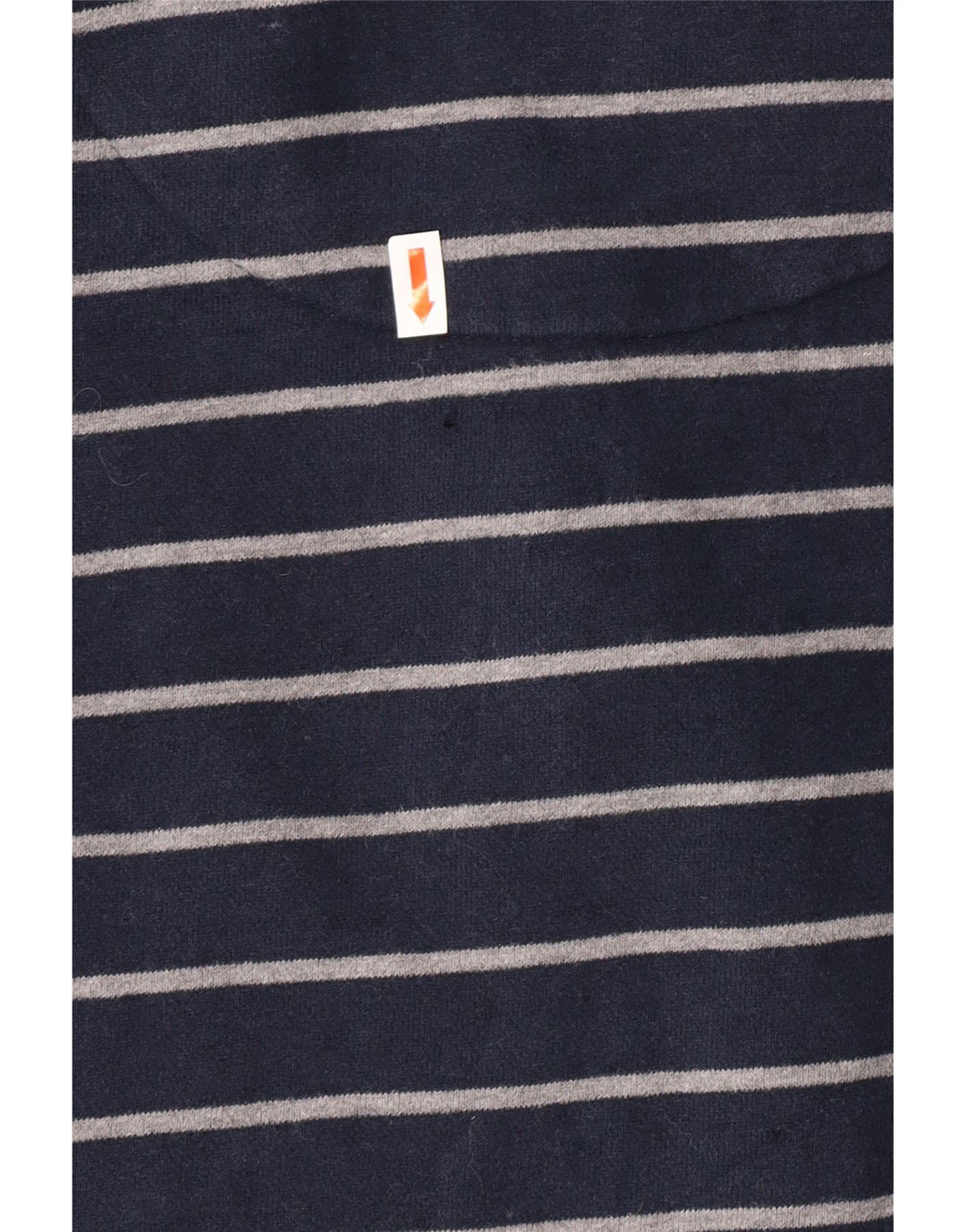 Besætningstøj Herre sweatshirt Jumper lille marineblå stribet bomuld