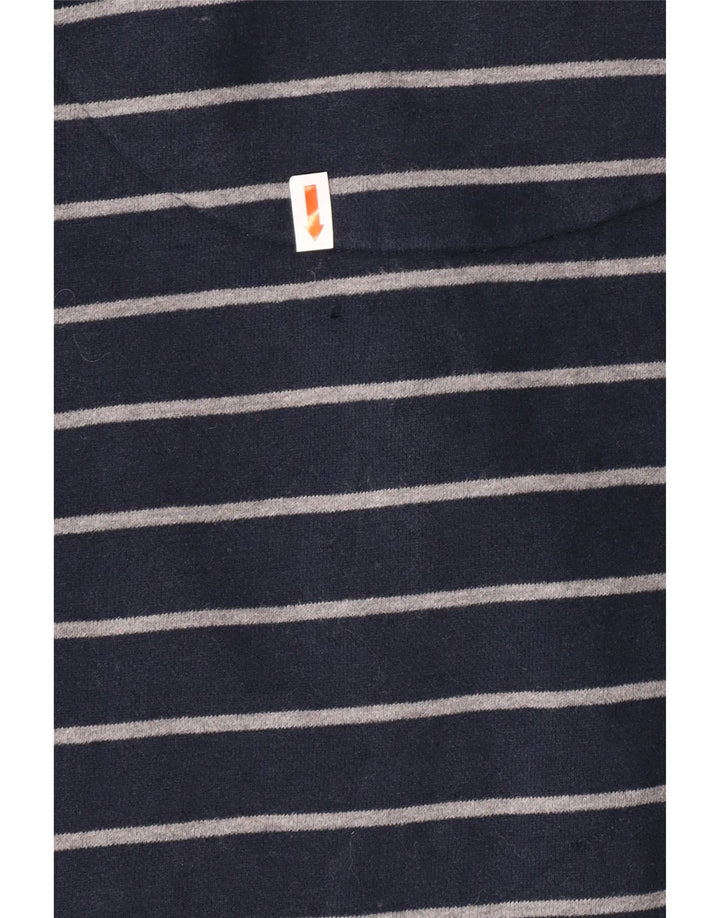 Besætningstøj Herre sweatshirt Jumper lille marineblå stribet bomuld